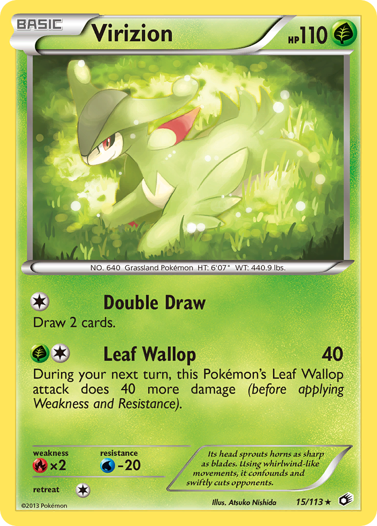 Virizion (15/113) [Black & White: Legendary Treasures] | Total Play