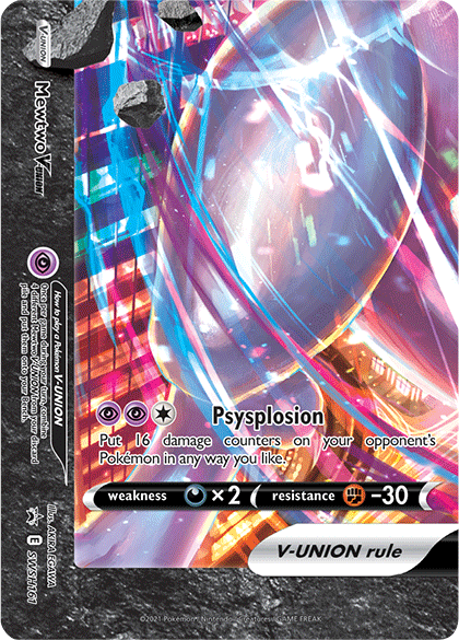 Mewtwo V-Union (SWSH161) [Sword & Shield: Black Star Promos] | Total Play