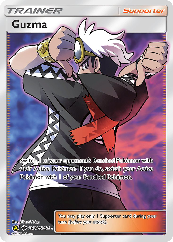 Guzma (SV84/SV94) [Sun & Moon: Hidden Fates - Shiny Vault] | Total Play