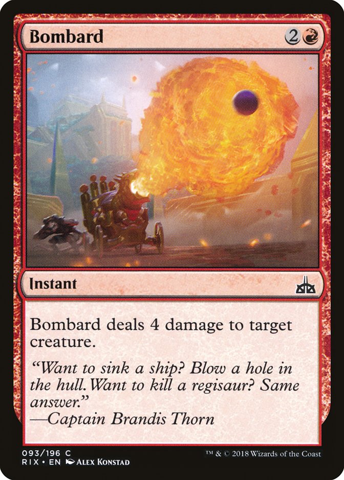 Bombard [Rivals of Ixalan] | Total Play