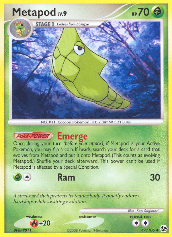Metapod (47/106) [Diamond & Pearl: Great Encounters] | Total Play
