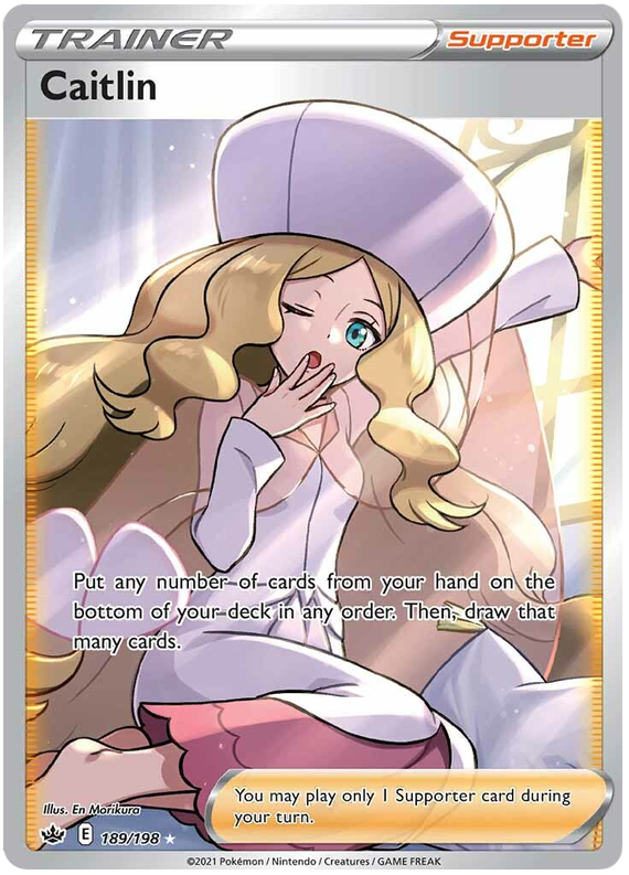 Caitlin (189/198) [Sword & Shield: Chilling Reign] | Total Play