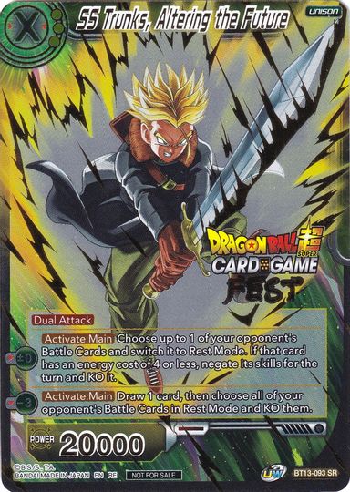 SS Trunks, Altering the Future (Card Game Fest 2022) (BT13-093) [Tournament Promotion Cards] | Total Play
