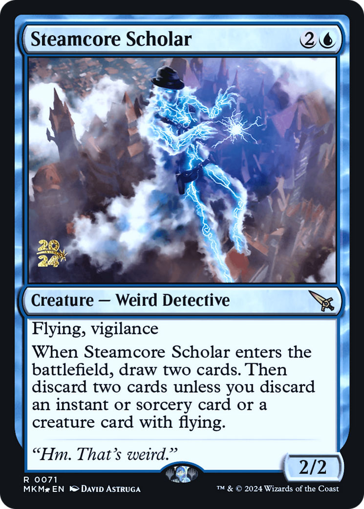 Steamcore Scholar [Murders at Karlov Manor Prerelease Promos] | Total Play