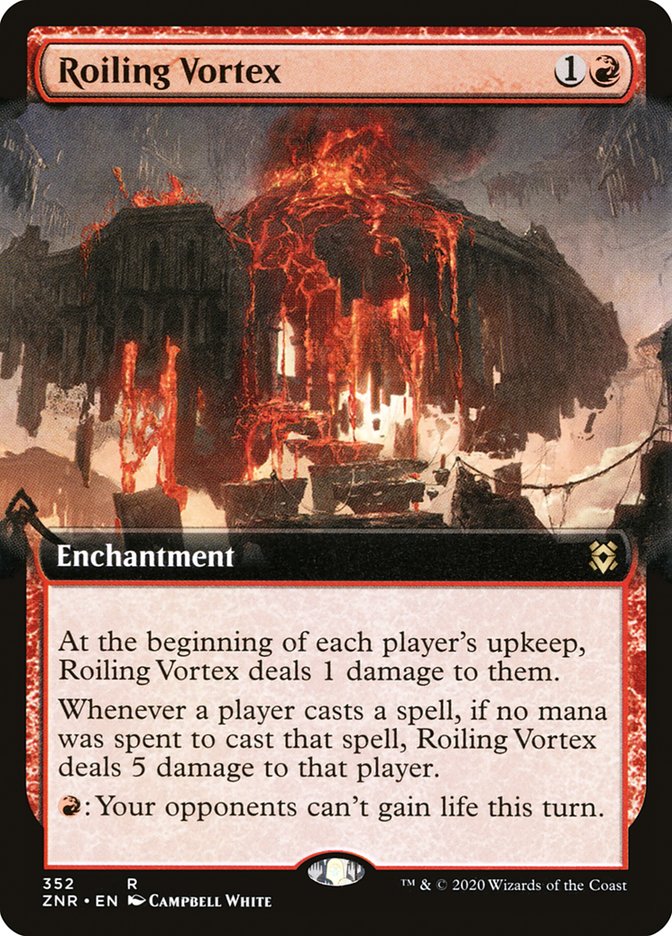 Roiling Vortex (Extended Art) [Zendikar Rising] | Total Play