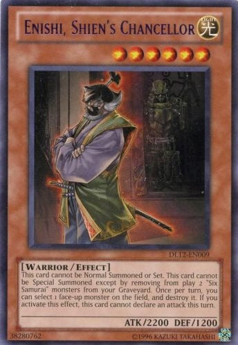 Enishi, Shien's Chancellor (Purple) [DL12-EN009] Rare | Total Play