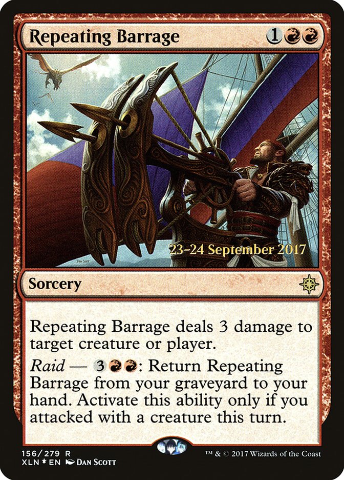 Repeating Barrage [Ixalan Prerelease Promos] | Total Play
