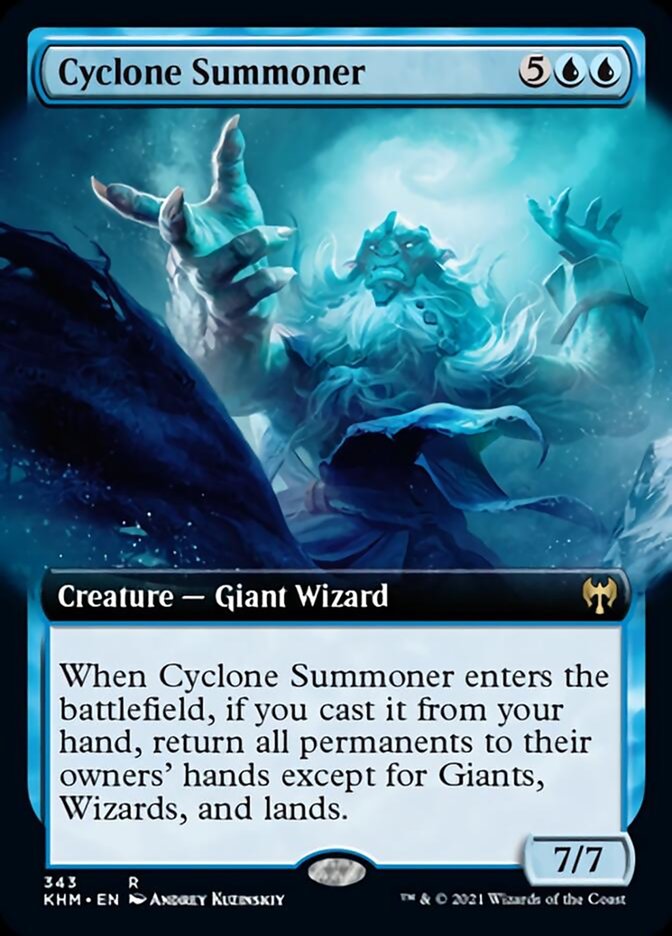 Cyclone Summoner (Extended Art) [Kaldheim] | Total Play