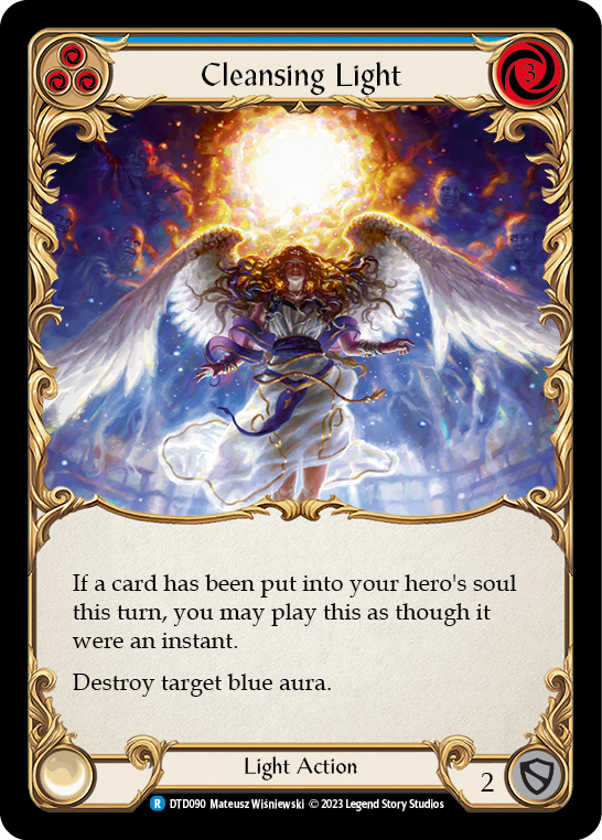 Cleansing Light (Blue) [DTD090] (Dusk Till Dawn)  Rainbow Foil | Total Play