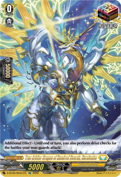 True Arbiter Dragon of Hundred Swords, Duralvalse (D-BT06/WO01EN) [Blazing Dragon Reborn] | Total Play