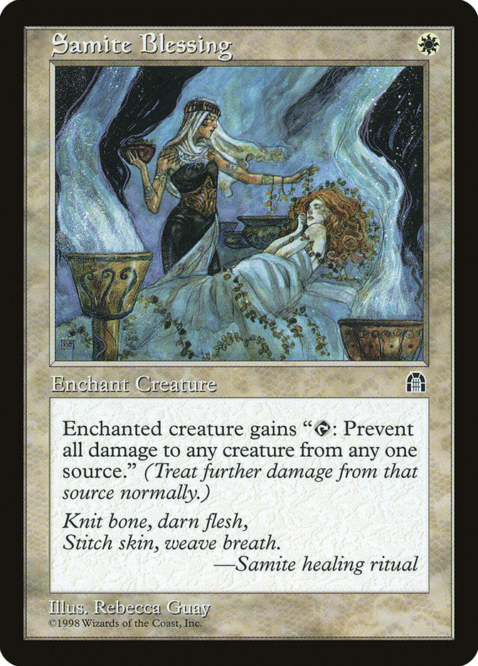Samite Blessing [Stronghold] | Total Play
