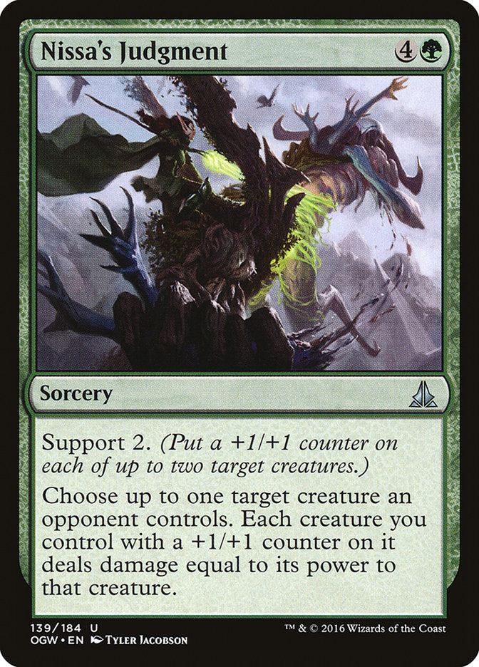 Nissa's Judgment [Oath of the Gatewatch] | Total Play