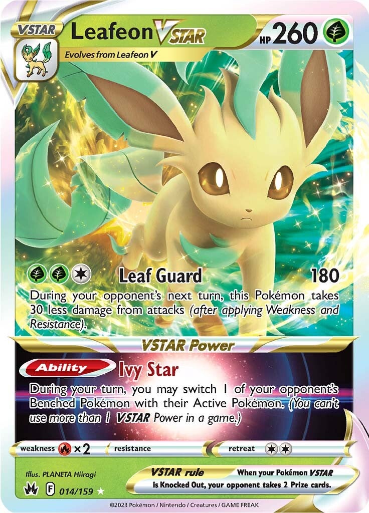 Leafeon VSTAR (014/159) [Sword & Shield: Crown Zenith] | Total Play