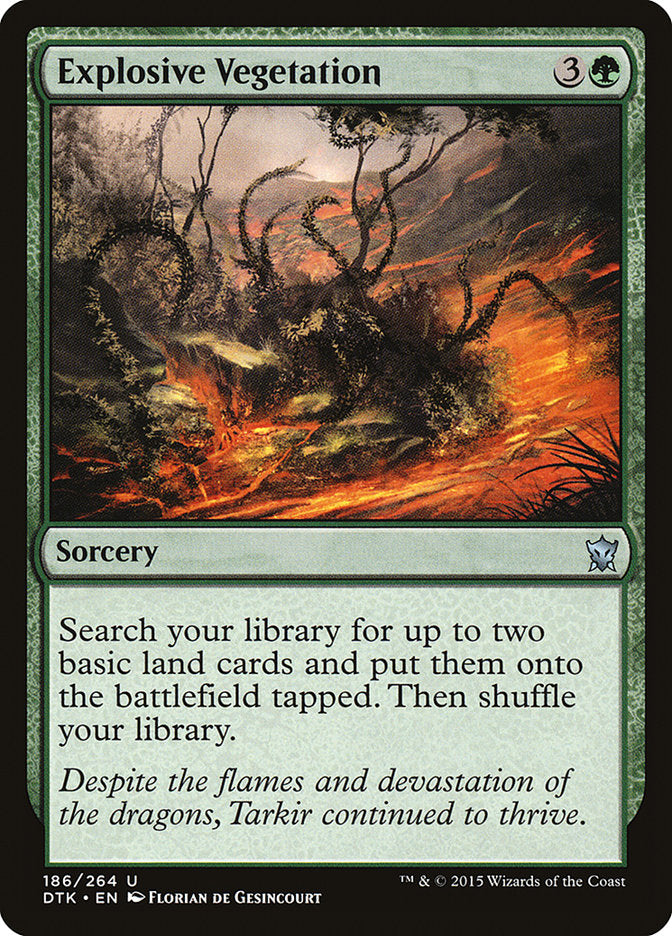 Explosive Vegetation [Dragons of Tarkir] | Total Play