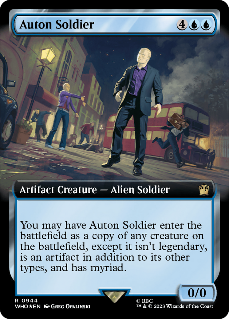 Auton Soldier (Extended Art) (Surge Foil) [Doctor Who] | Total Play