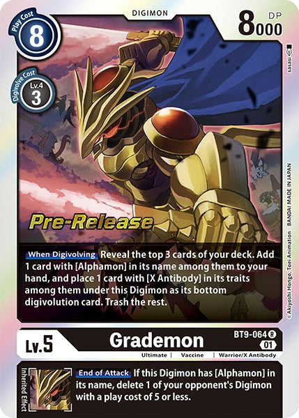 Grademon [BT9-064] [X Record Pre-Release Promos] | Total Play