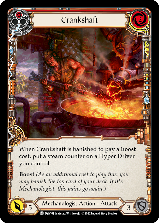 Crankshaft (Red) [DYN101] (Dynasty) | Total Play