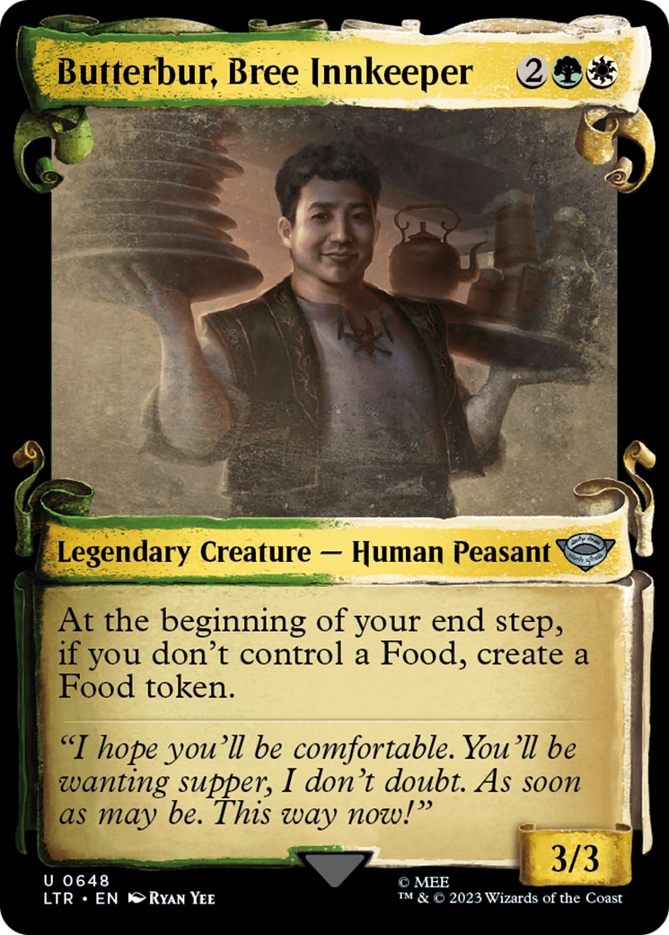 Butterbur, Bree Innkeeper [The Lord of the Rings: Tales of Middle-Earth Showcase Scrolls] | Total Play