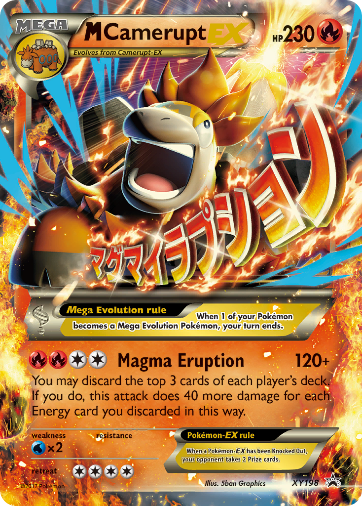 M Camerupt EX (XY198) [XY: Black Star Promos] | Total Play