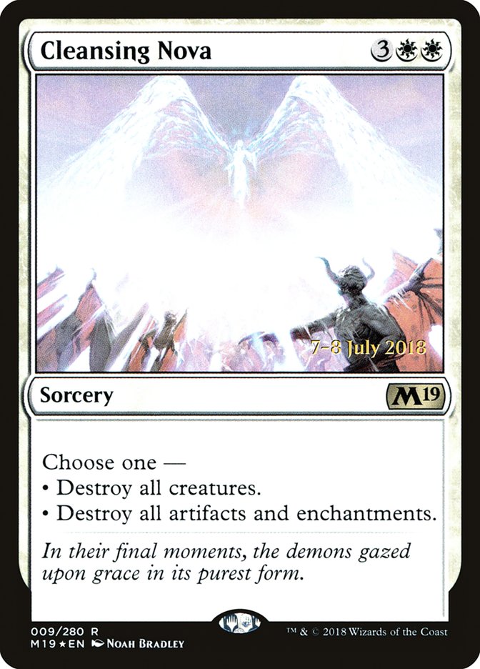 Cleansing Nova [Core Set 2019 Prerelease Promos] | Total Play
