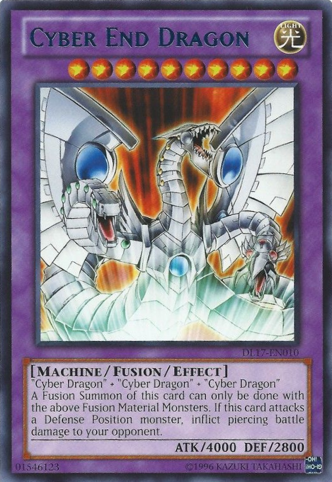 Cyber End Dragon (Blue) [DL17-EN010] Rare | Total Play