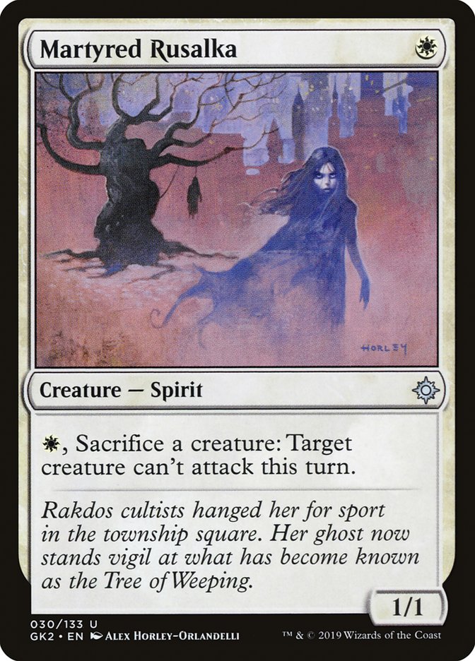 Martyred Rusalka [Ravnica Allegiance Guild Kit] | Total Play
