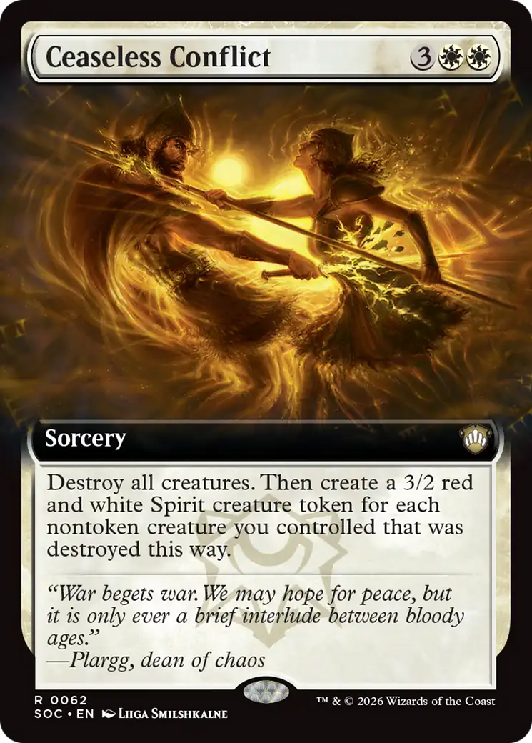 Ceaseless Conflict (Extended Art) [Secrets of Strixhaven Commander] | Total Play
