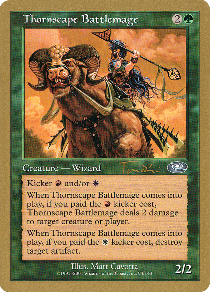 Thornscape Battlemage (Jan Tomcani) [World Championship Decks 2001] | Total Play