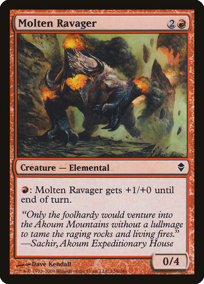 Molten Ravager [Zendikar] | Total Play