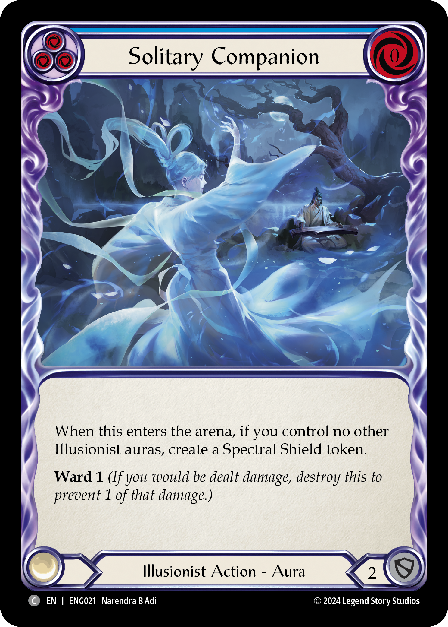 Solitary Companion [ENG021] (Part the Mistveil Enigma Blitz Deck) | Total Play
