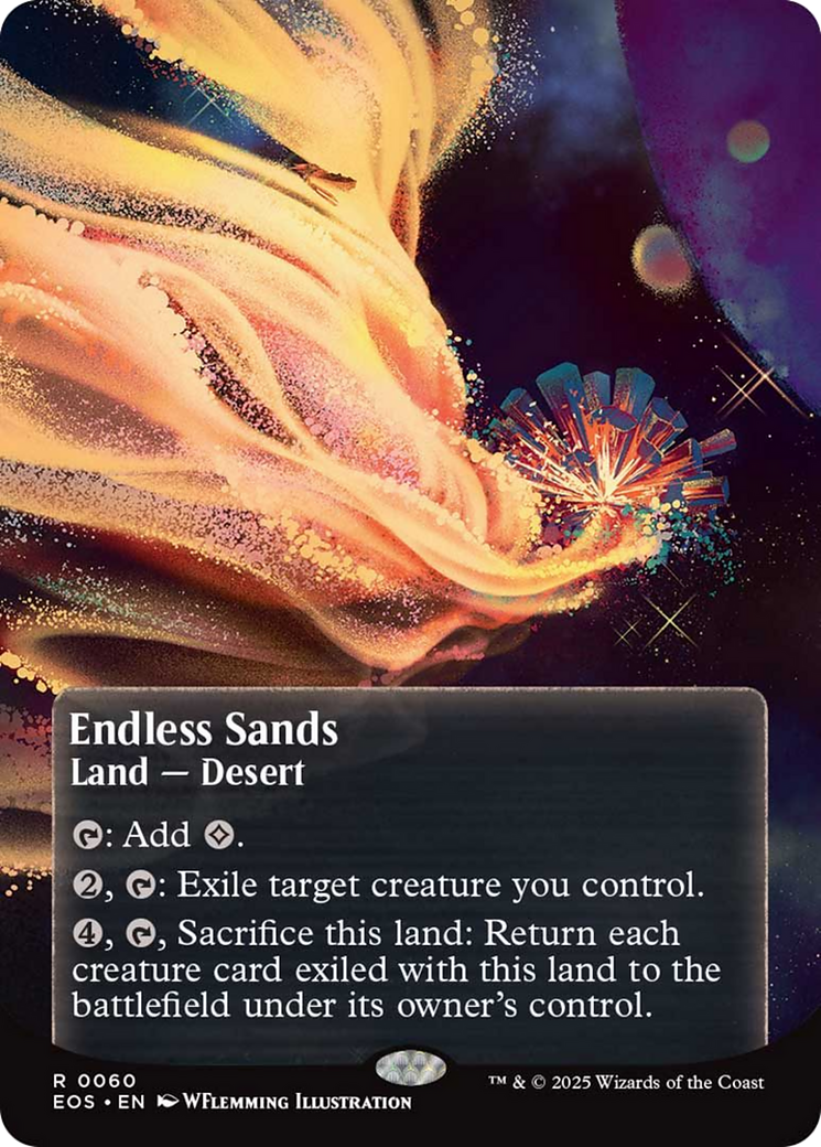 Endless Sands (0060) (Borderless) [Edge of Eternities: Stellar Sights] | Total Play