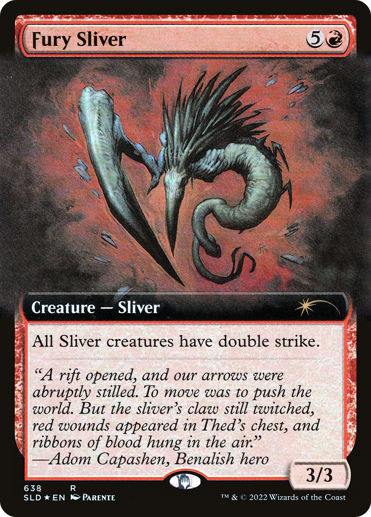 Fury Sliver (Extended Art) [Secret Lair Drop Promos] | Total Play