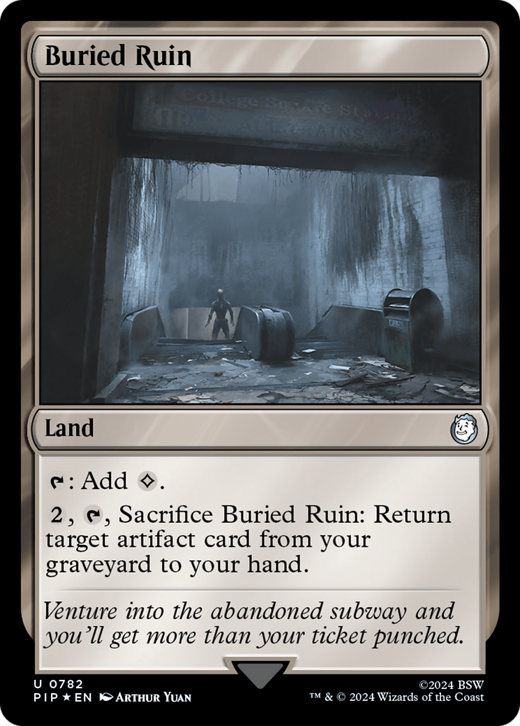 Buried Ruin (Surge Foil) [Fallout] | Total Play