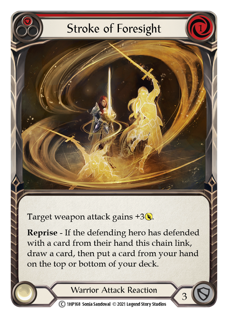 Stroke of Foresight (Red) [1HP168] (History Pack 1) | Total Play
