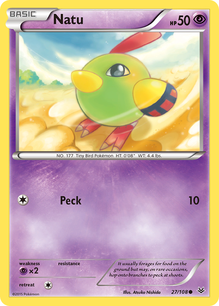 Natu (27/108) [XY: Roaring Skies] | Total Play