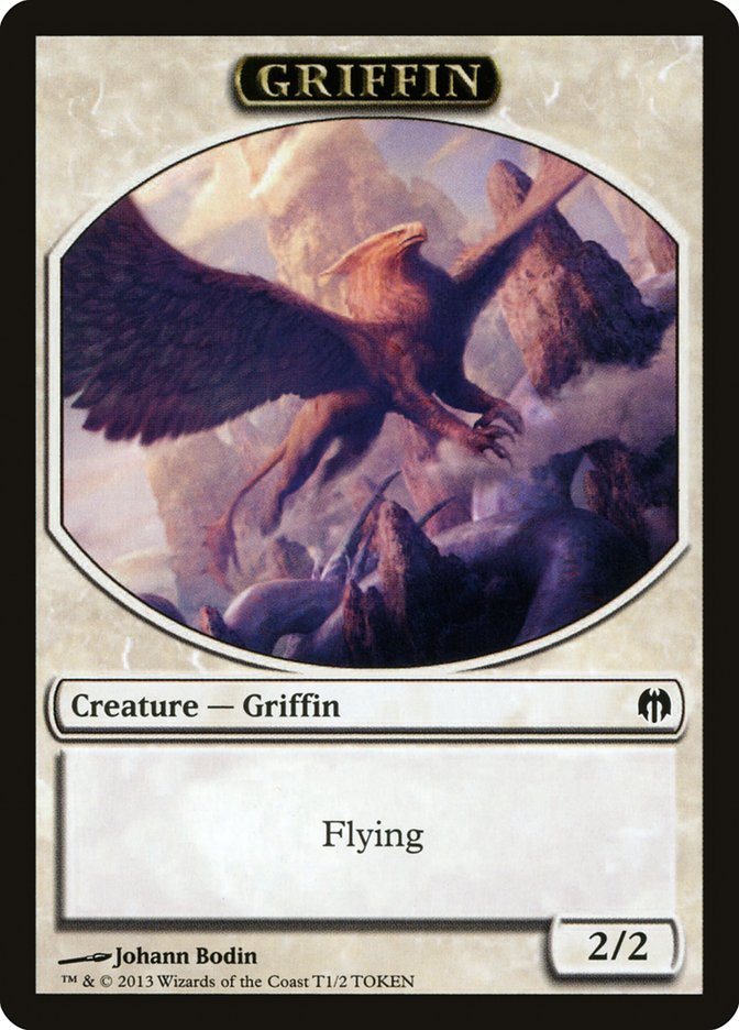 Griffin Token [Duel Decks: Heroes vs. Monsters Tokens] | Total Play