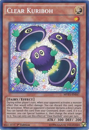 Clear Kuriboh [MVP1-ENS47] Secret Rare | Total Play