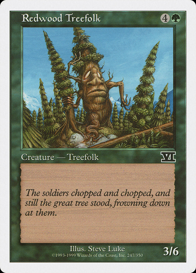 Redwood Treefolk [Classic Sixth Edition] | Total Play