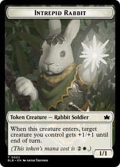 Bat // Intrepid Rabbit Double-Sided Token [Bloomburrow Tokens] | Total Play