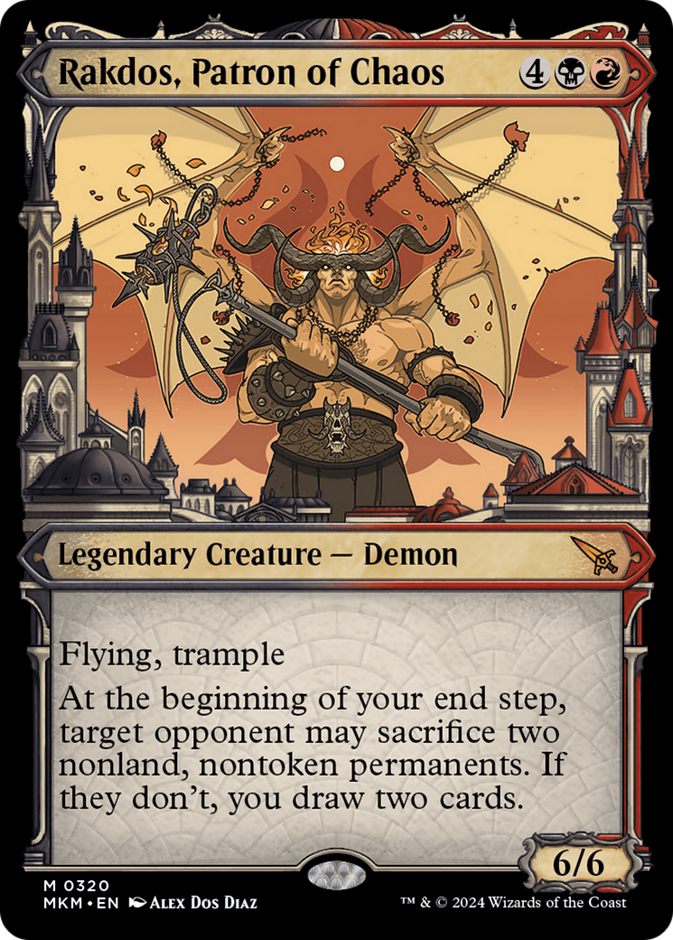 Rakdos, Patron of Chaos (Showcase) (0320) [Murders at Karlov Manor] | Total Play