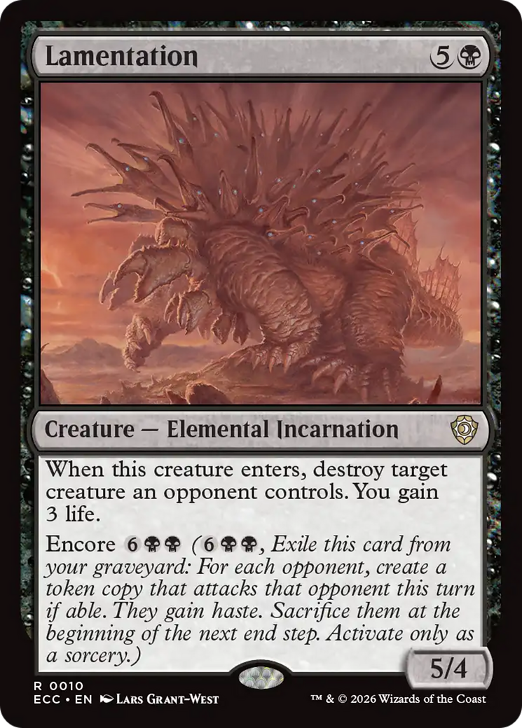 Lamentation [Lorwyn Eclipsed Commander] | Total Play