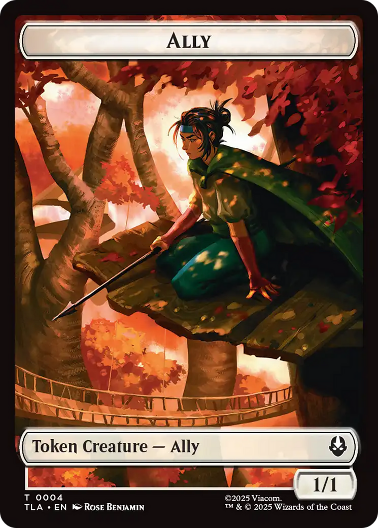 Ally (0004) // Spirit Double-Sided Token [Avatar: The Last Airbender Tokens] | Total Play