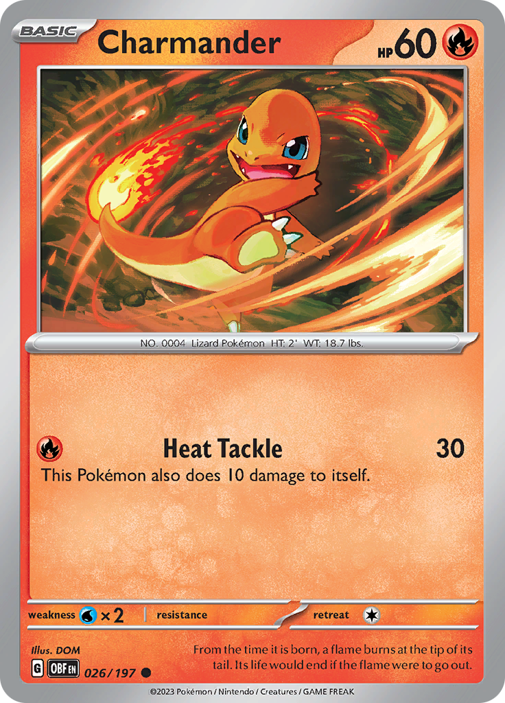 Charmander (026/197) [Scarlet & Violet: Obsidian Flames] | Total Play