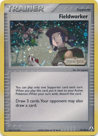 Fieldworker (73/92) (Stamped) [EX: Legend Maker] | Total Play