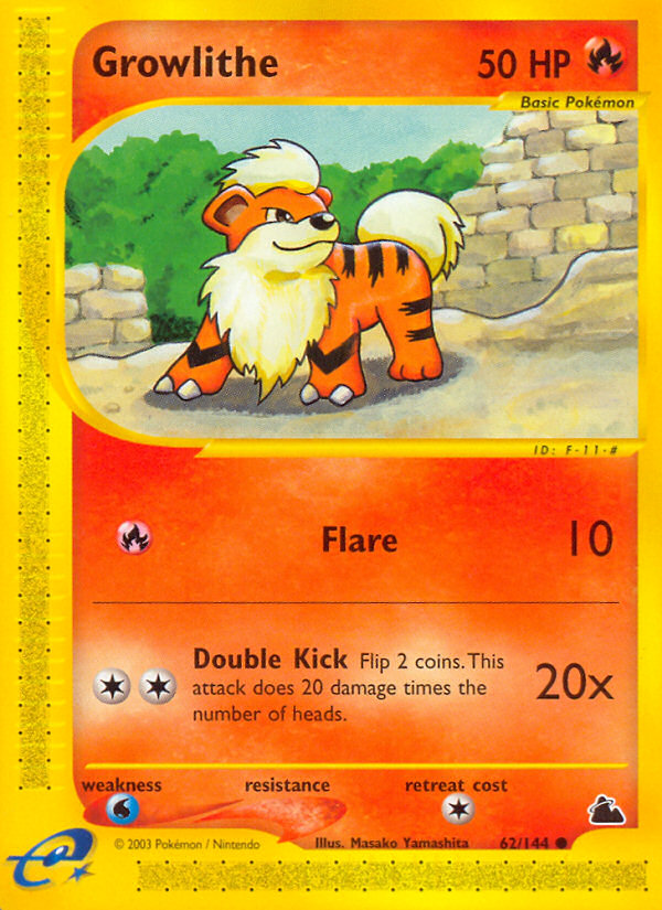 Growlithe (62/144) [Skyridge] | Total Play