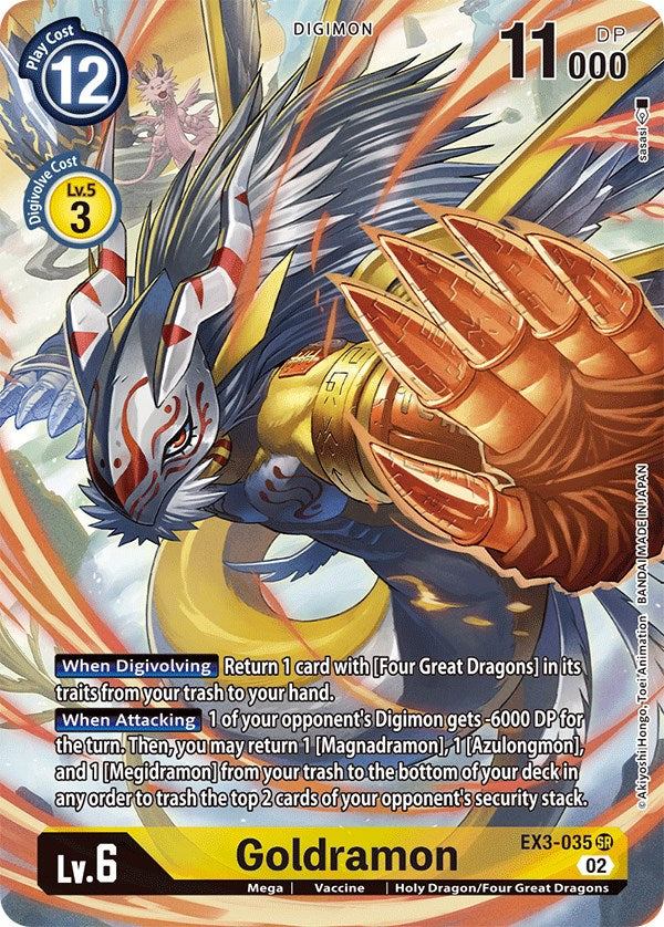 Goldramon [EX3-035] (Alternate Art) [Draconic Roar] | Total Play