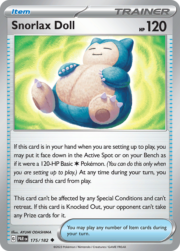 Snorlax Doll (175/182) [Scarlet & Violet: Paradox Rift] | Total Play