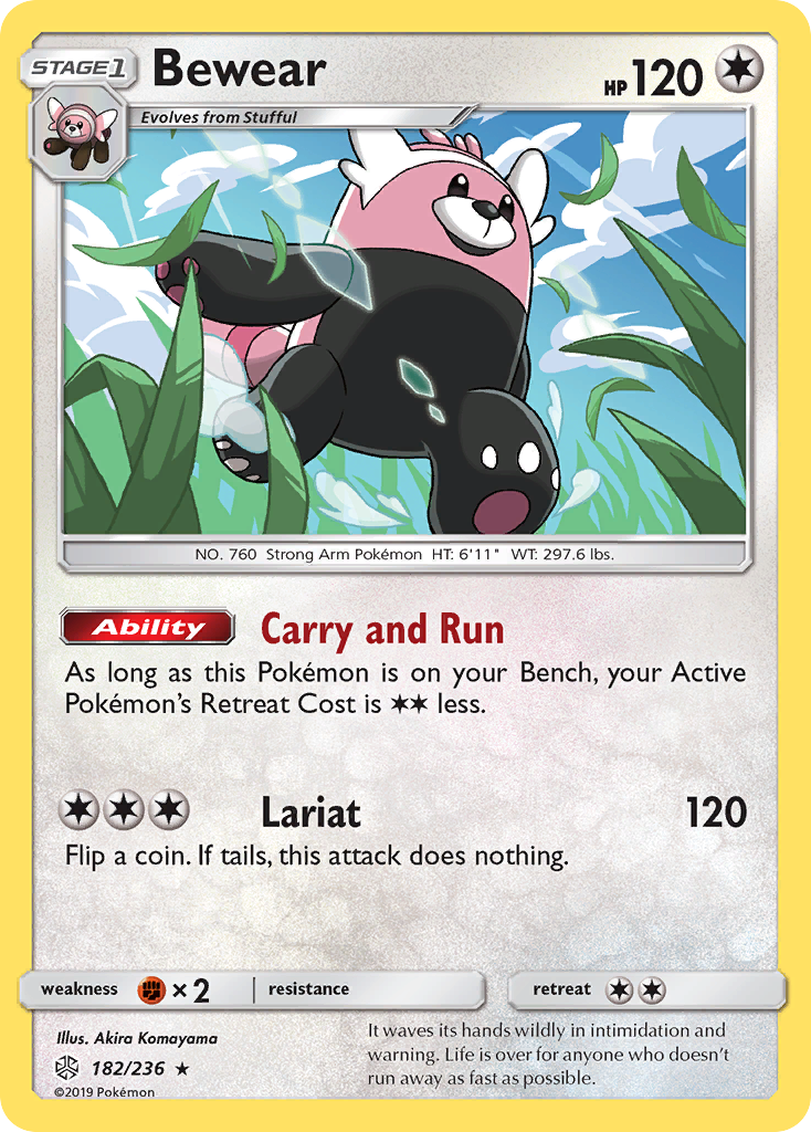 Bewear (182/236) [Sun & Moon: Cosmic Eclipse] | Total Play