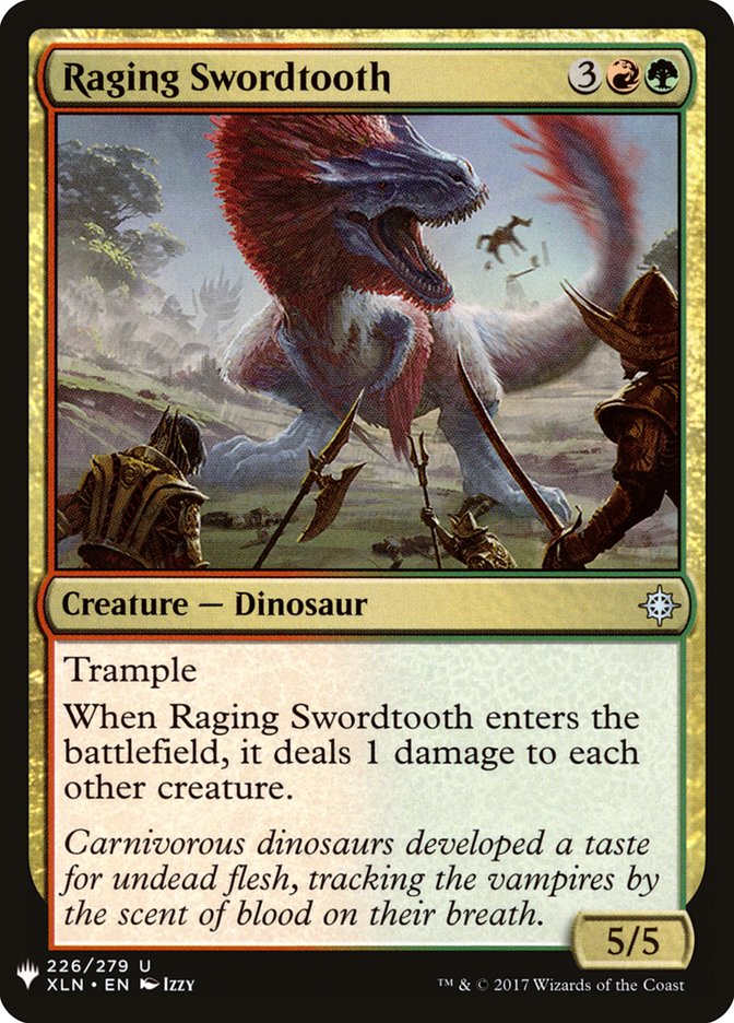 Raging Swordtooth [Mystery Booster] | Total Play