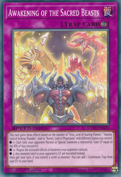 Awakening of the Sacred Beasts [SGX3-ENG15] Common | Total Play